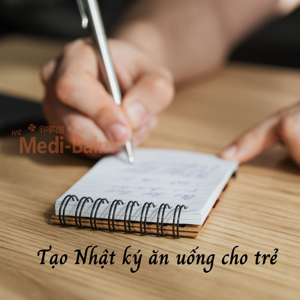 Tạo nhật ký ăn uống cho trẻ